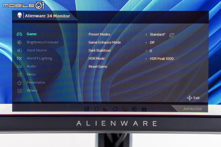 Dell Alienware 34 AW3423DW QD-OLED 量子點電競曲面螢幕開箱試用 以頂尖畫質滿足玩家感受