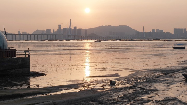 流浮山大退潮