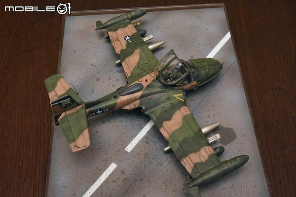 [模型製作記] 越戰怪怪機系列：A-37 蜻蜓