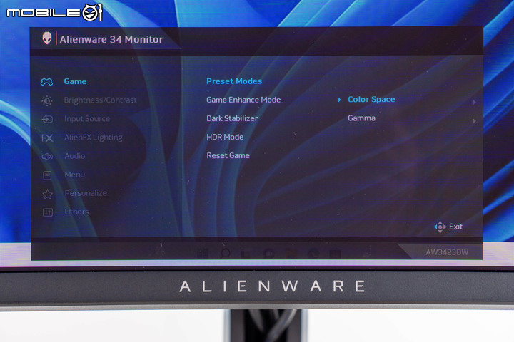 Dell Alienware 34 AW3423DW QD-OLED 量子點電競曲面螢幕開箱試用 以頂尖畫質滿足玩家感受