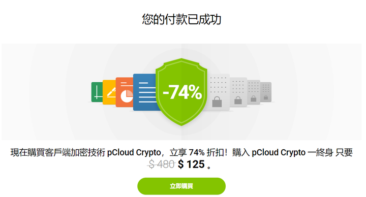 pcloud 雲端儲存 Ramadan (齋戒月) 75% 特價活動