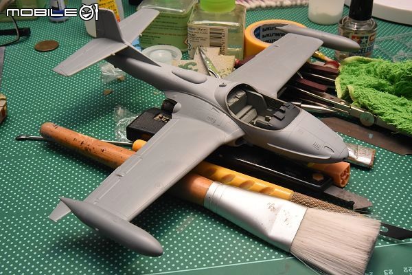 [模型製作記] 越戰怪怪機系列：A-37 蜻蜓