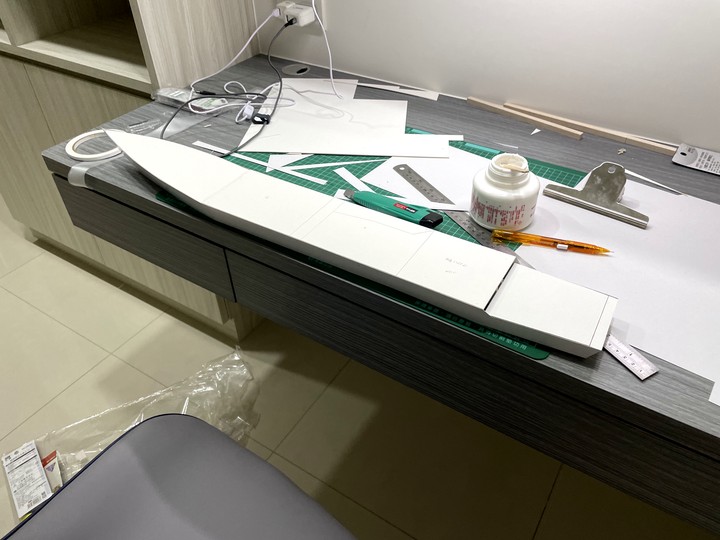 【模型分享】1/200 紙製 柏克級驅逐艦 01(艦體製造)~持續更新