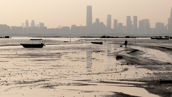 流浮山大退潮
