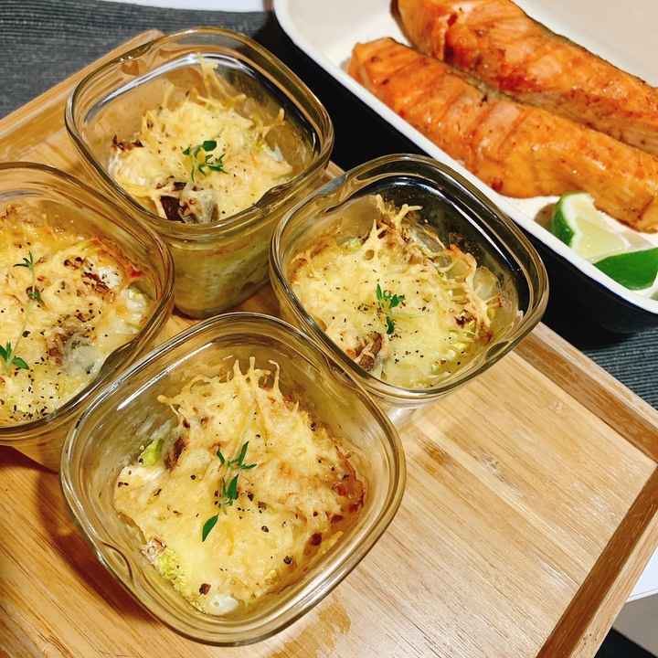 特福二合一燒烤氣炸鍋開箱(含奶油燉白菜+炙烤鮭魚實作)初次心得分享