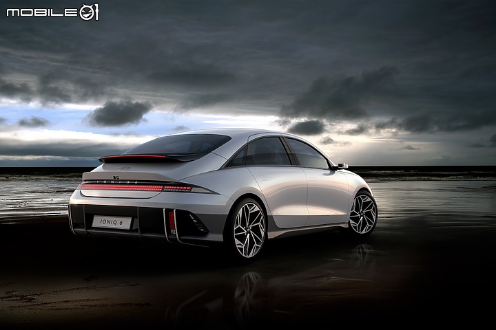 【海外新訊】Hyundai Ioniq 6釋出局部外觀,數位後視鏡、像素燈具塑造出時尚科技風!(6/29更新完整外觀內裝)
