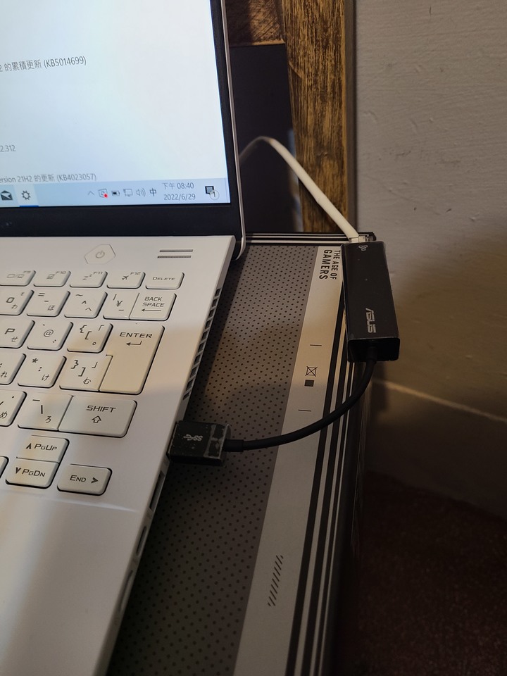 點我看大圖 (※更換網卡) ASUS G14 2022 月光白開箱 日規GA402RK-R76RX6800SWL