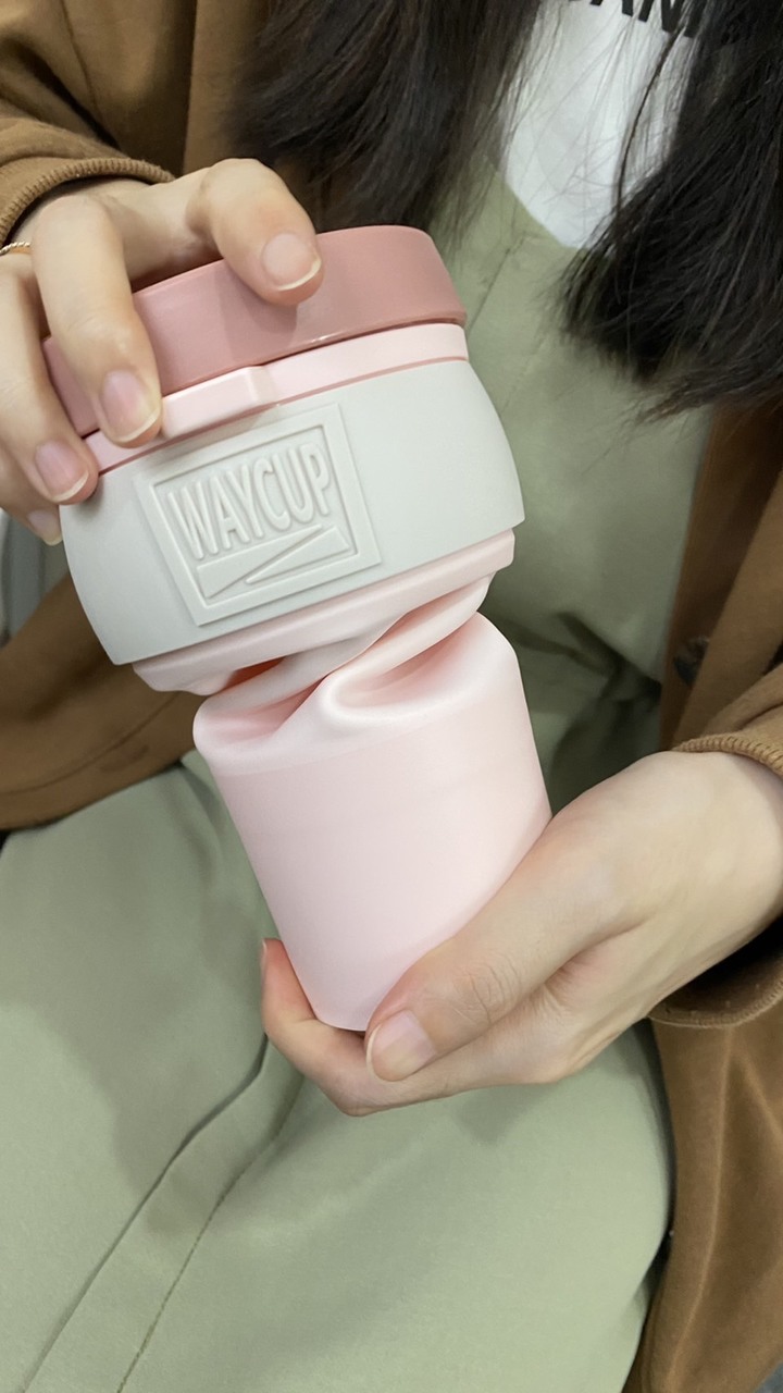 好笑的環保折疊杯
