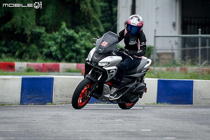 aprilia SR-GT 200 賽道試駕|意外流暢的跨界歐風速可達