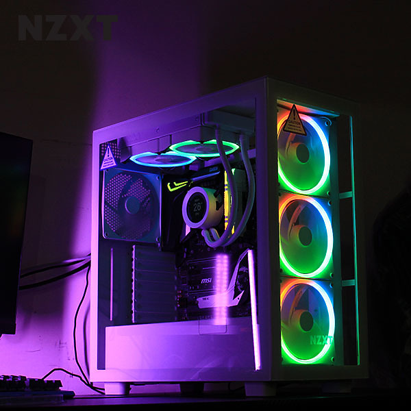 點我看大圖 NZXT F120Q/F140Q 靜音扇,白色加靜音,NZXT大全套獨缺的那一塊!