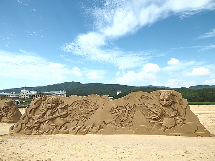 2022 福隆沙雕藝術季 in 貢寮 福隆海水浴場 — 2022年的夏天，依然一定要去海邊，之一