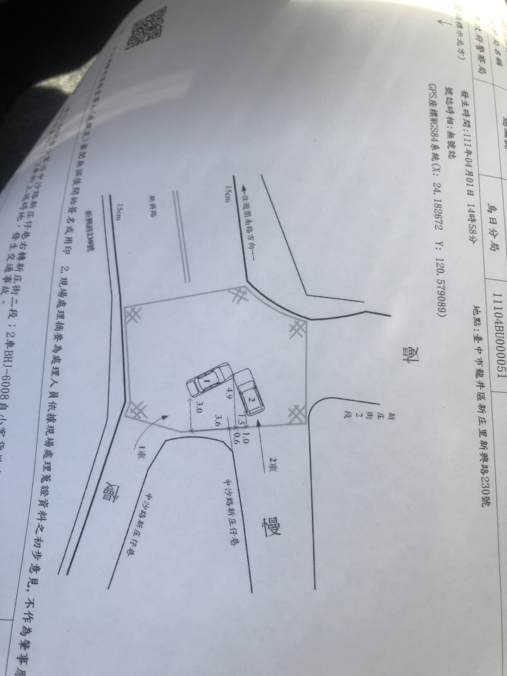 車禍路權問題請教大家
