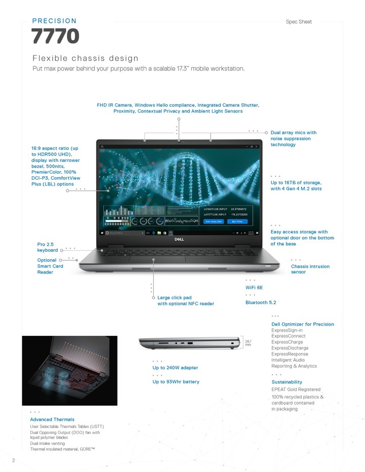 【DELL Precision】千呼萬喚始出來 : DELL 移動型頂級繪圖工作站 Precision 7670 正式上市銷售 !!