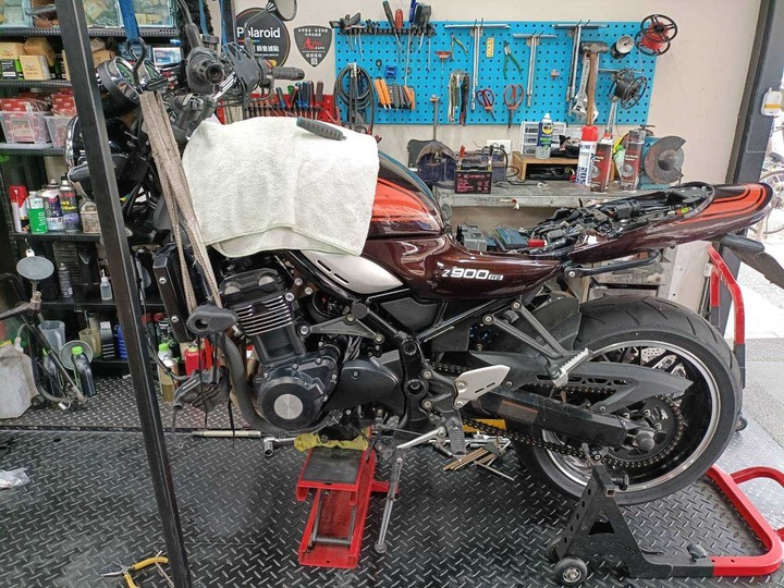 Z900RS 48,000公里大保,台北建安重機施作,圖多文少分享