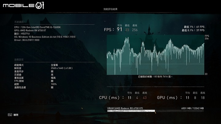 點我看大圖 電競風 1440P A卡中階者 6750 XT Phantom Gaming D 開箱