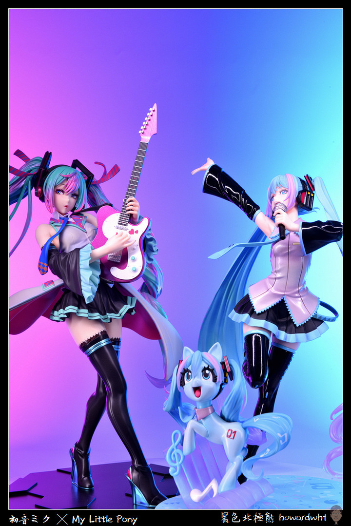 點我看大圖 【開箱】「MY LITTLE PONY美少女」壽屋 - 初音ミク ╳ My Little Pony