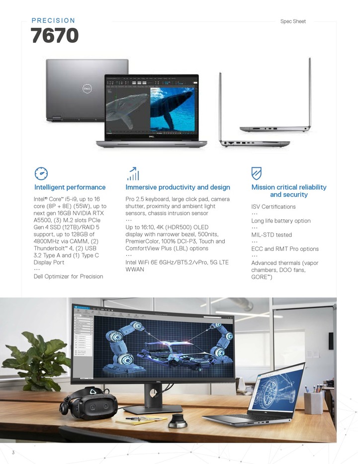 【DELL Precision】千呼萬喚始出來 : DELL 移動型頂級繪圖工作站 Precision 7670 正式上市銷售 !!