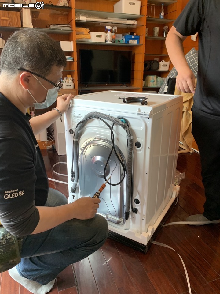 samsung滾筒洗衣機(WD10T634DBH) 開箱分享