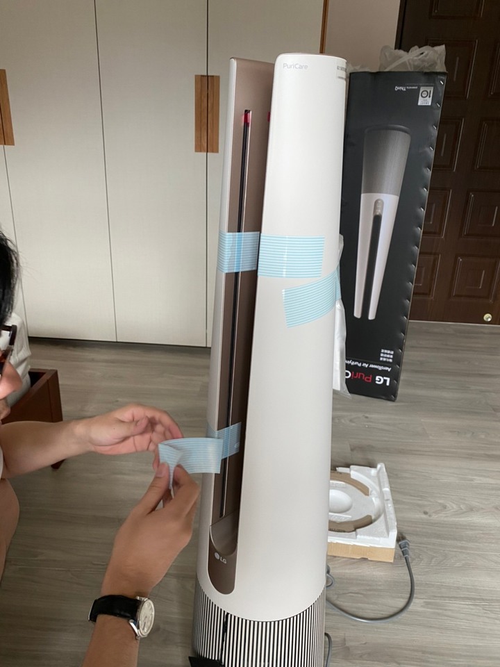 {開箱試用} LG PuriCare AeroTower 風革機, 用眼球淨化空氣