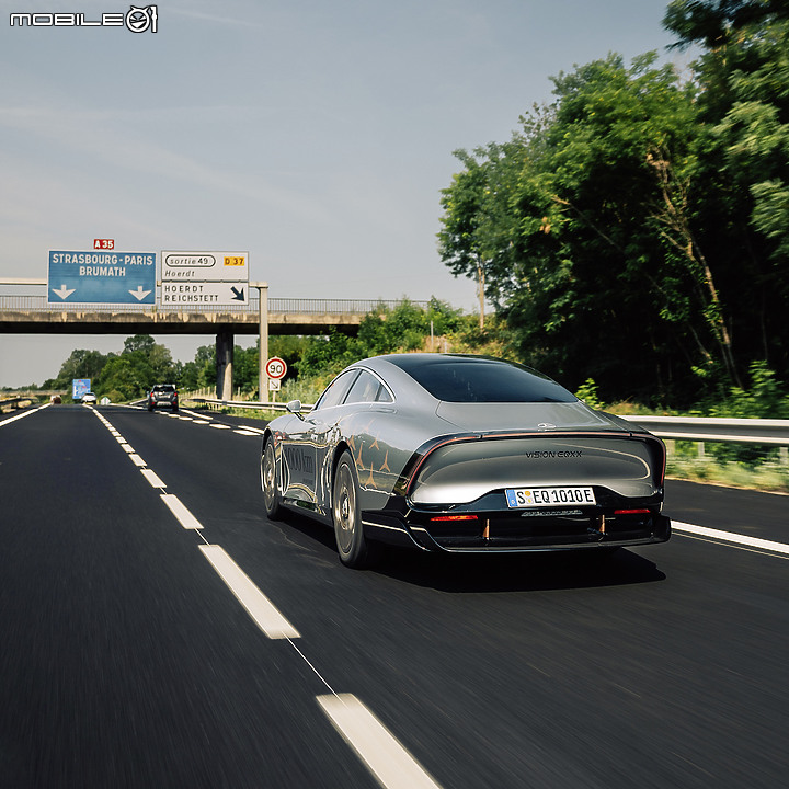 【海外新訊】Mercedes-Benz VISION EQXX 完成 1,202 公里之公路旅行,創下 12.04 km/kWh 耗能新紀錄!