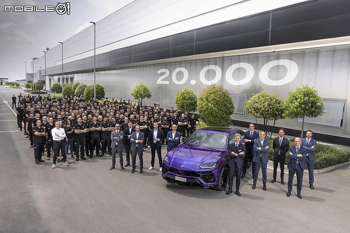 【海外新訊】快速累積驚人銷量,Lamborghini Urus僅花4年就達成2萬輛生產里程碑!