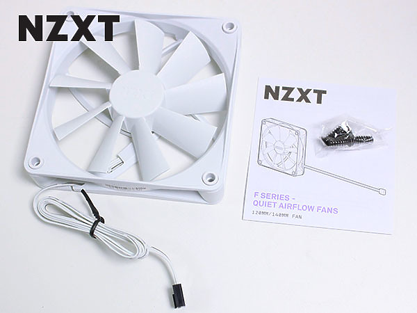 點我看大圖 NZXT F120Q/F140Q 靜音扇,白色加靜音,NZXT大全套獨缺的那一塊!