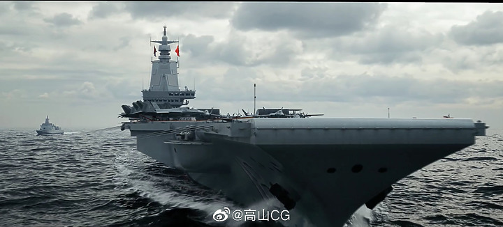 003福建舰下水，还有多久形成战斗力？大陆军迷畅想未来的航母战斗群