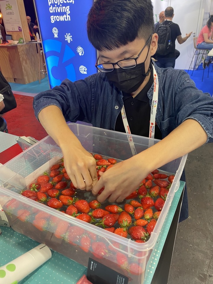 跑去英國洗菜