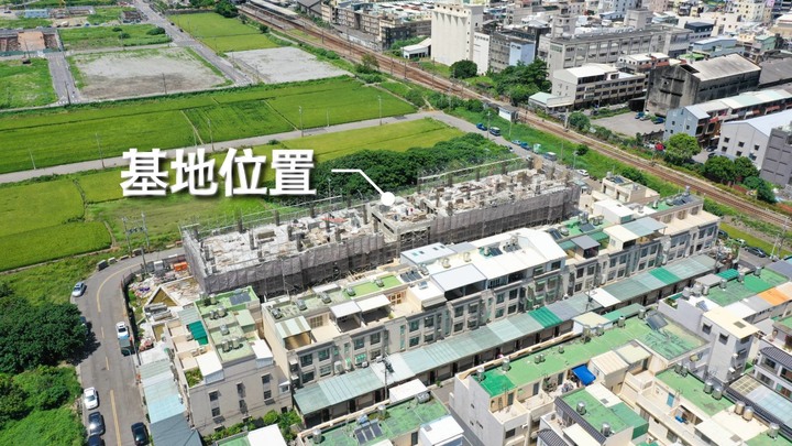 點我看大圖 New 沙鹿【和築 T1】 新富重劃區 三面臨路 相對低自備低總價首購宅 空拍分享