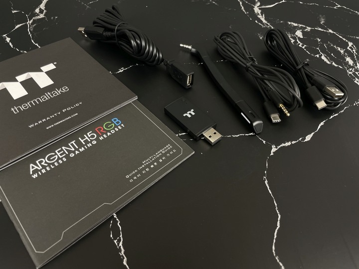 [開箱] 無線聲光 TT Argent 幻銀 H5 RGB 無線電競耳機