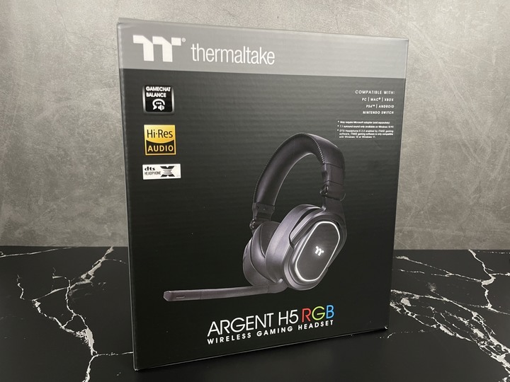 [開箱] 無線聲光 TT Argent 幻銀 H5 RGB 無線電競耳機