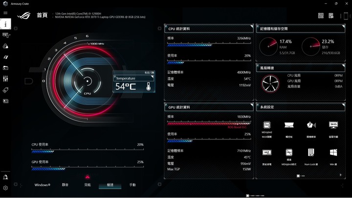 更小更快，ASUS ROG Strix SCAR 15 G533ZW 電競筆電開箱測試