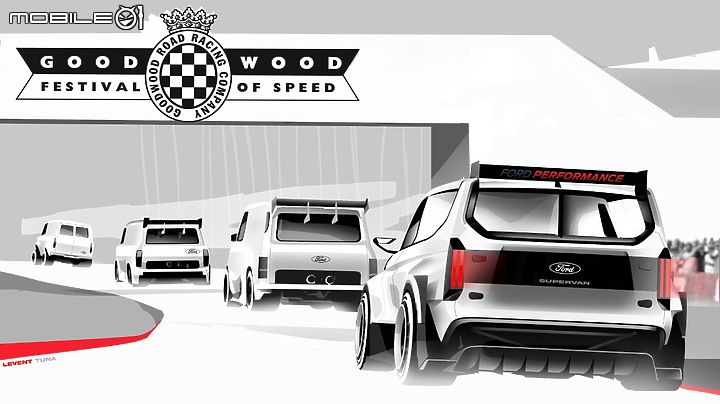 【海外新訊】Ford 2,000ps 電動概念賽車「Pro Electric SuperVan」於 Goodwood 亮相!