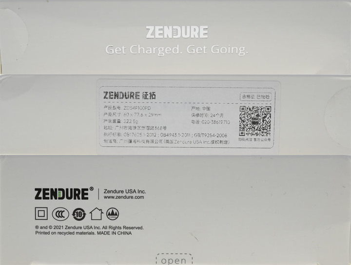 ZENDURE征拓SuperPort S4氮化鎵GaN四埠100W快速充電器ZDS4P100PD簡測