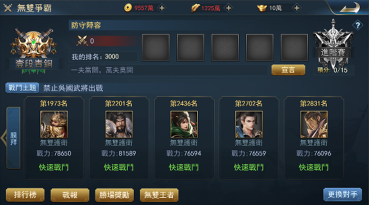 三國策略頁遊《熱血無雙傳》搶先釋出遊戲資訊