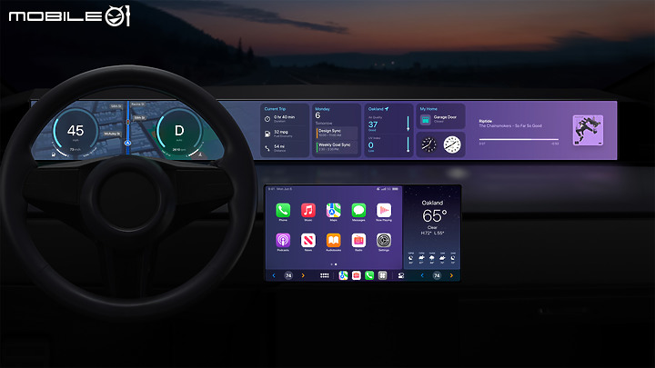 【海外新訊】佔據全車螢幕!蘋果釋出新一代CarPlay車載系統全新介面