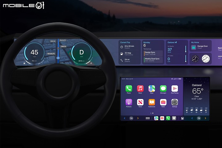 【海外新訊】佔據全車螢幕!蘋果釋出新一代CarPlay車載系統全新介面
