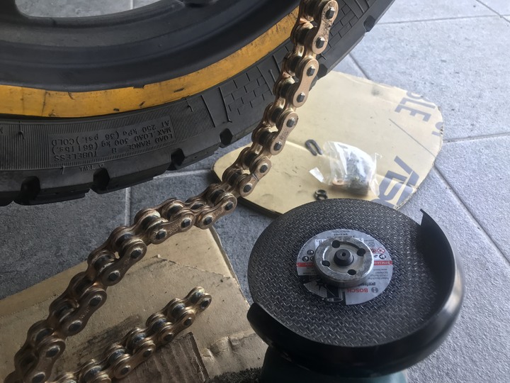 EK 黃金油封鏈條更換（壓接式活目) ~鄒仔