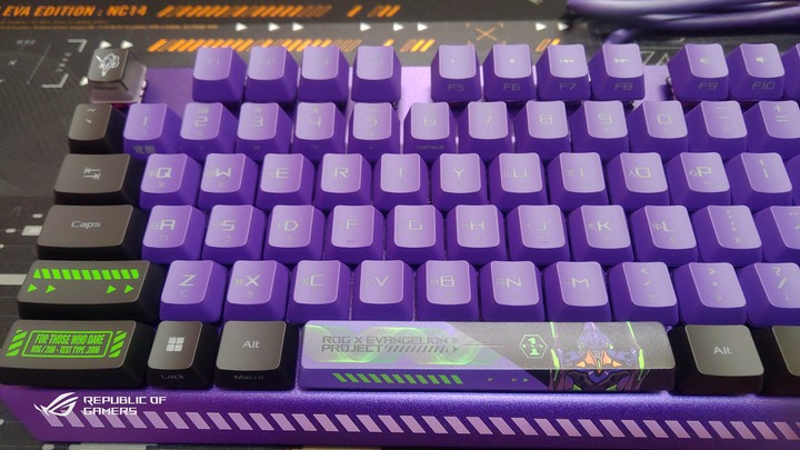 (簡單開箱)ROG x EVA Scope RX & ROG Scabbard II EVA 雙防水鍵盤&滑鼠墊