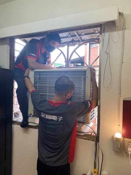 終於換掉骨董級冷氣了,分享全國電子冷氣安裝