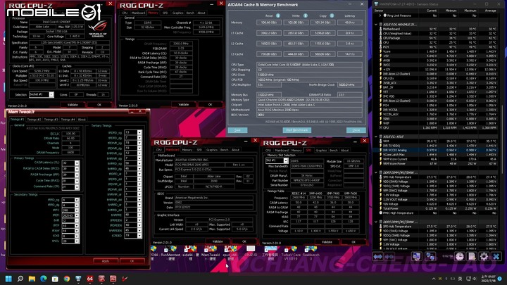 凌航Neo Forza TRINITY RGB DDR5-6400 16G*2 套組心得分享及空冷超頻上限