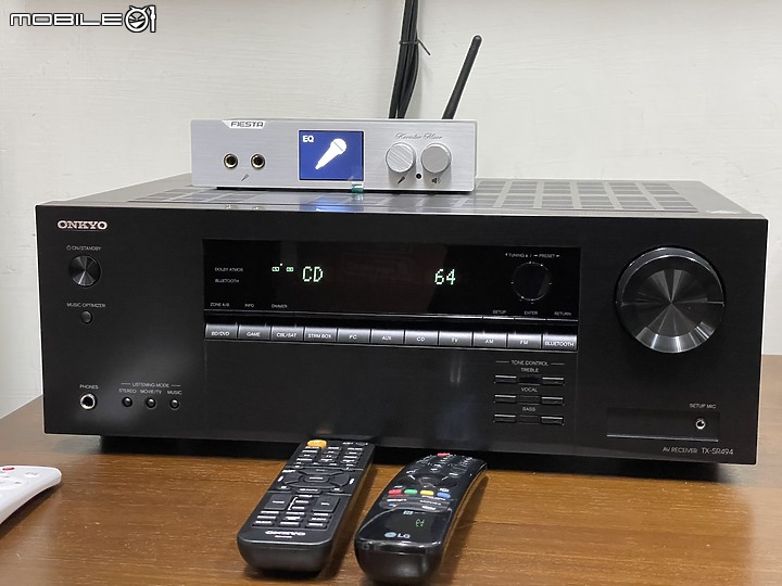 點我看大圖 LG OLED65C2電視 + Klipsch RP-5000F落地式喇叭 + ONKYO TX-SR494擴大機 + FIESTA數位混音機 安裝紀錄
