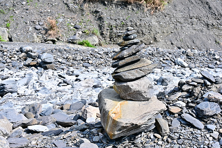 點我看大圖 因莫拉克風災景觀消失的來義大峽谷現在景觀及銀河,從1月30日至7月19日的記錄。