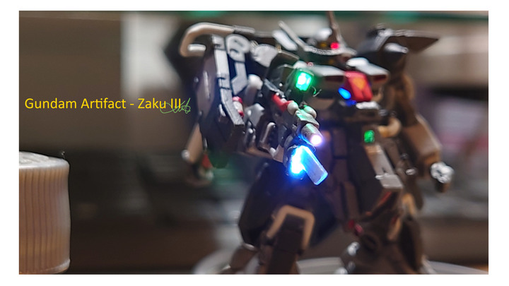 【作品分享】Gundam Artifact II - Zaku III (Light & Sound Effect Demo)