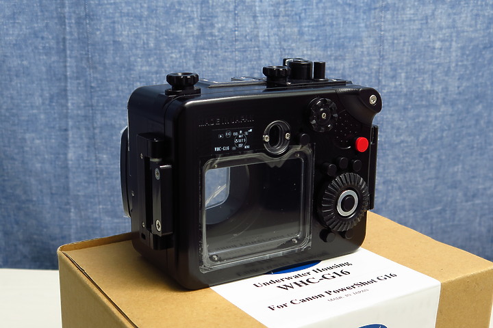 【裝備開箱】自己的箱自己拍,Canon G16拍Recsea專用防水殼WHC-G16