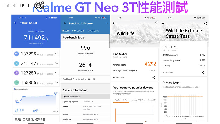 點我看大圖 realme GT Neo 3T深度開箱使用心得 – 經典延續之作,個性化風格的電競手機