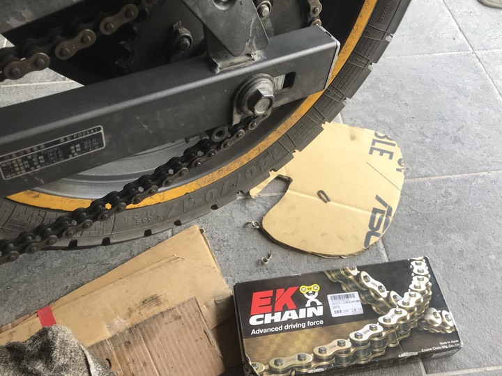 EK 黃金油封鏈條更換（壓接式活目) ~鄒仔