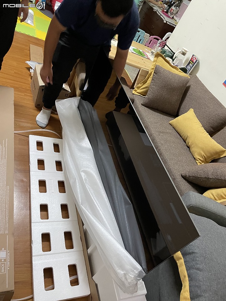 點我看大圖 LG OLED65C2電視 + Klipsch RP-5000F落地式喇叭 + ONKYO TX-SR494擴大機 + FIESTA數位混音機 安裝紀錄