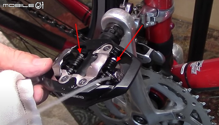 點我看大圖 分享Shimano PD-M520 SPD卡踏 踩踏時異音解除方式
