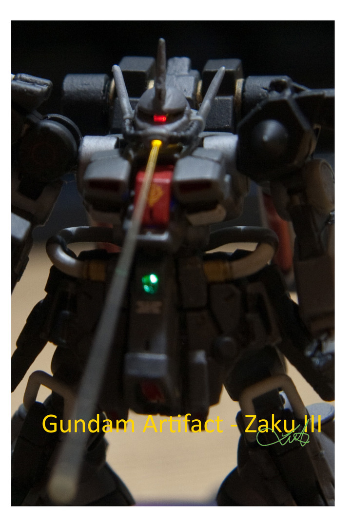 【作品分享】Gundam Artifact II - Zaku III (Light & Sound Effect Demo)